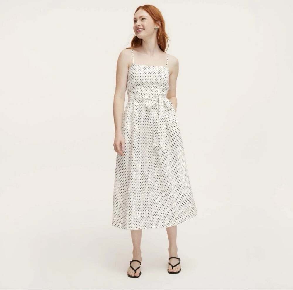 Kate Spade NY for Target XS NWT-READ Mini Polka Dot Tie Waist Midi Dress